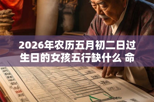 2026年农历五月初二日过生日的女孩五行缺什么 命运好吗