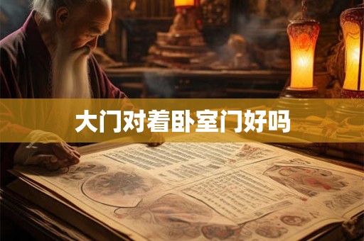 大门对着卧室门好吗