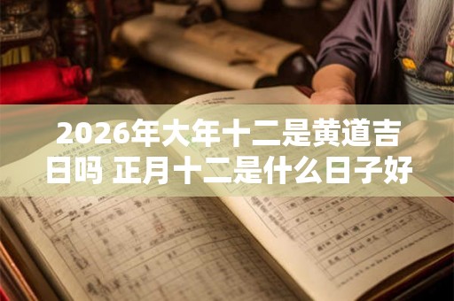 2026年大年十二是黄道吉日吗 正月十二是什么日子好吗