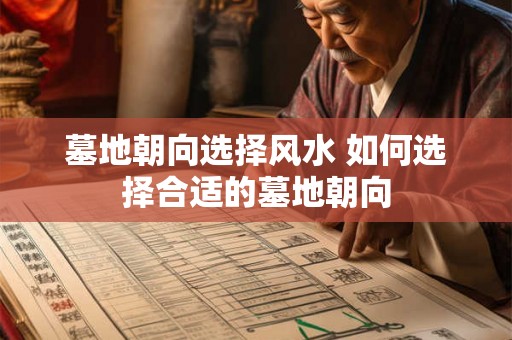 墓地朝向选择风水 如何选择合适的墓地朝向