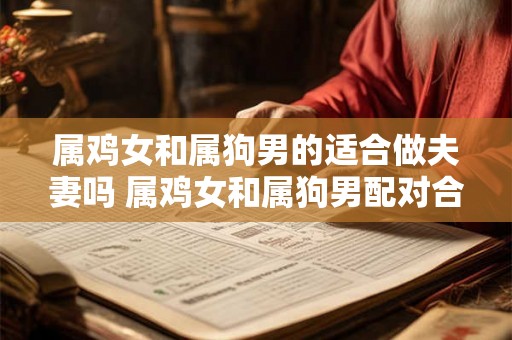 属鸡女和属狗男的适合做夫妻吗 属鸡女和属狗男配对合适吗