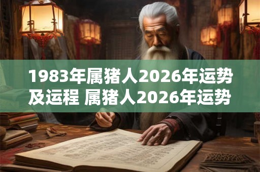 1983年属猪人2026年运势及运程 属猪人2026年运势如何