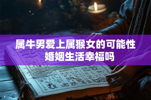 属牛男爱上属猴女的可能性   婚姻生活幸福吗