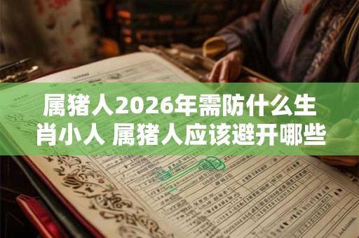 属猪人2026年需防什么生肖小人 属猪人应该避开哪些人