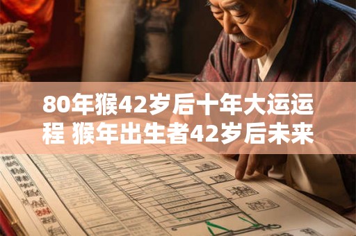 80年猴42岁后十年大运运程 猴年出生者42岁后未来十年如何