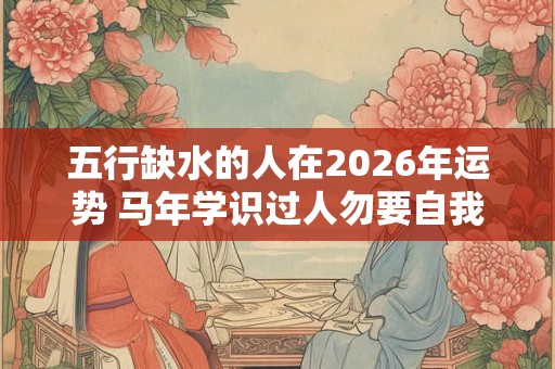 五行缺水的人在2026年运势 马年学识过人勿要自我设限