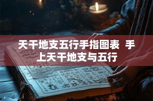天干地支五行手指图表  手上天干地支与五行
