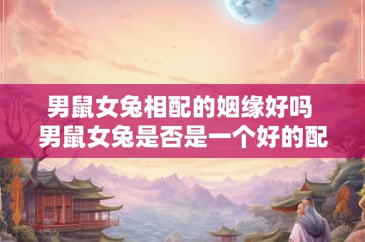 男鼠女兔相配的姻缘好吗 男鼠女兔是否是一个好的配对 男鼠女兔相配的姻缘好吗 男鼠女兔是否是一个好的配对