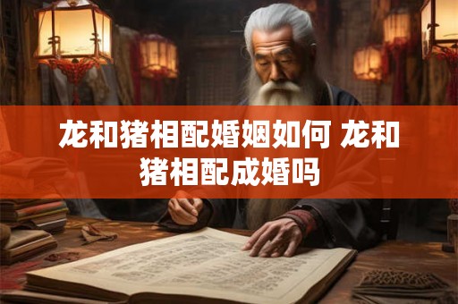 龙和猪相配婚姻如何 龙和猪相配成婚吗