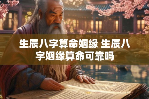 生辰八字算命姻缘 生辰八字姻缘算命可靠吗