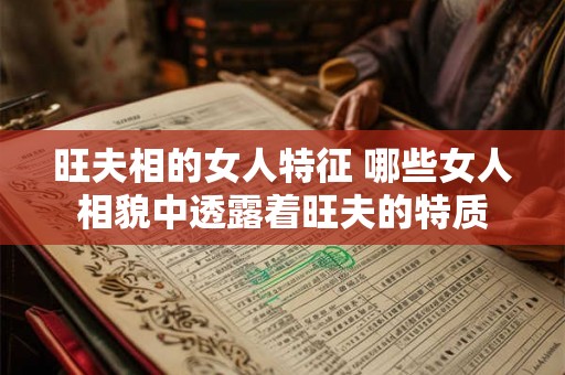 旺夫相的女人特征 哪些女人相貌中透露着旺夫的特质