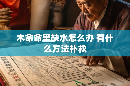 木命命里缺水怎么办 有什么方法补救 木命命里缺水怎么办 有什么方法补救