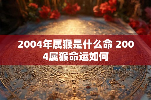 2004年属猴是什么命 2004属猴命运如何 2004年属猴是什么命 2004属猴命运如何