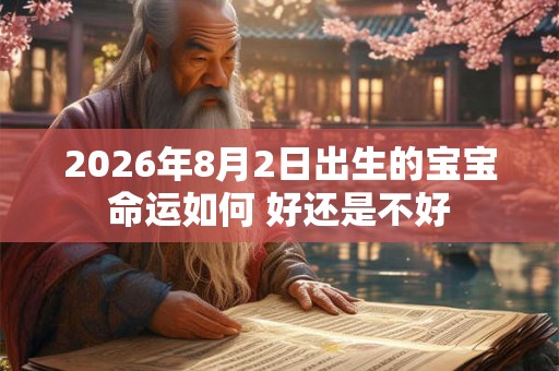 2026年8月2日出生的宝宝命运如何 好还是不好