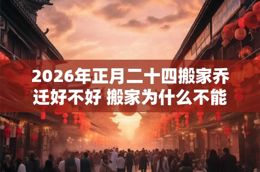 2026年正月二十四搬家乔迁好不好 搬家为什么不能搬枕头 2026年正月二十四搬家乔迁好不好 搬家为什么不能搬枕头