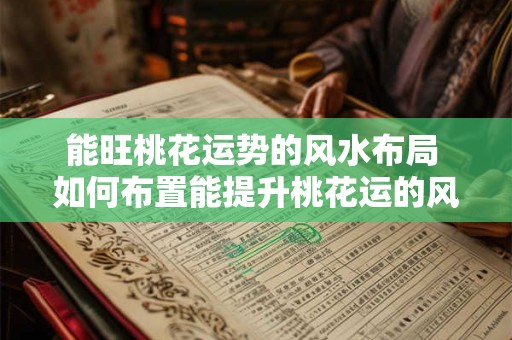 能旺桃花运势的风水布局 如何布置能提升桃花运的风水