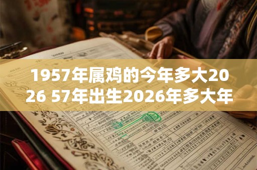 1957年属鸡的今年多大2026 57年出生2026年多大年龄