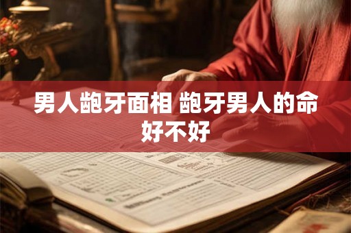 男人龅牙面相 龅牙男人的命好不好