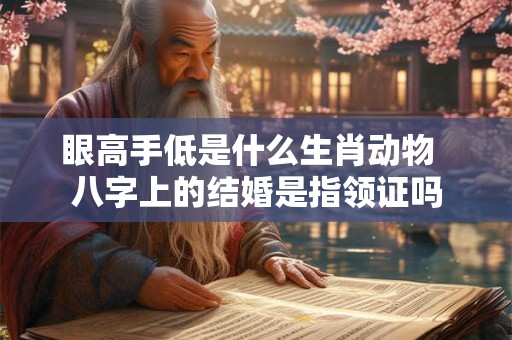 眼高手低是什么生肖动物  八字上的结婚是指领证吗