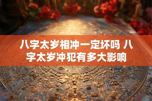 八字太岁相冲一定坏吗 八字太岁冲犯有多大影响