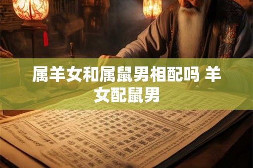 属羊女和属鼠男相配吗 羊女配鼠男