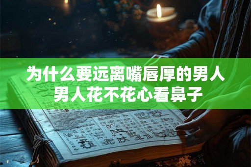 为什么要远离嘴唇厚的男人 男人花不花心看鼻子