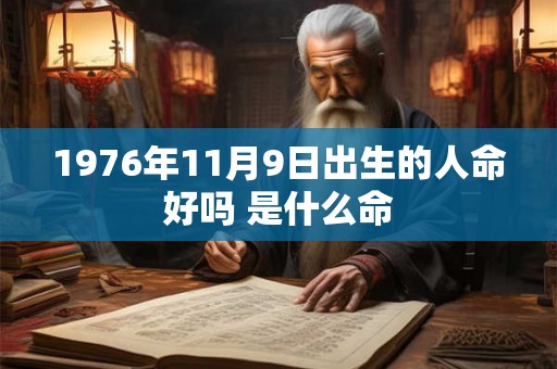 1976年11月9日出生的人命好吗 是什么命