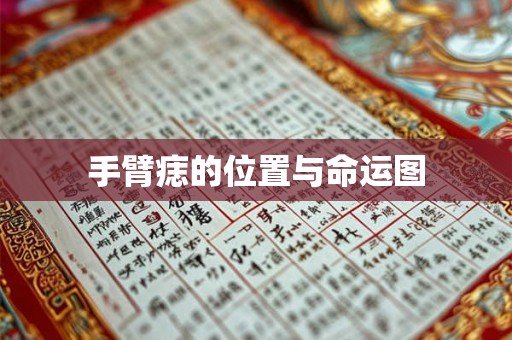 手臂痣的位置与命运图