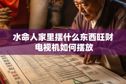 水命人家里摆什么东西旺财 电视机如何摆放 水命人家里摆什么东西旺财 电视机如何摆放