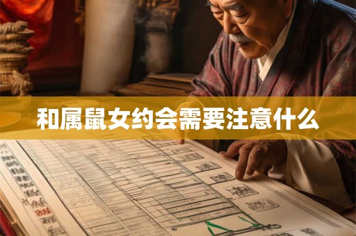 和属鼠女约会需要注意什么