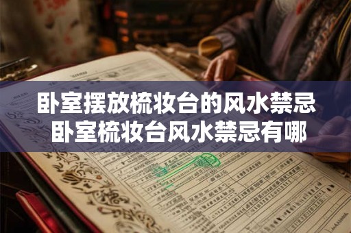 卧室摆放梳妆台的风水禁忌 卧室梳妆台风水禁忌有哪些