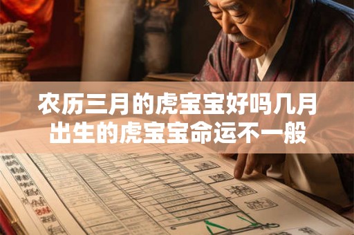 农历三月的虎宝宝好吗几月出生的虎宝宝命运不一般