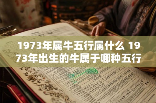 1973年属牛五行属什么 1973年出生的牛属于哪种五行