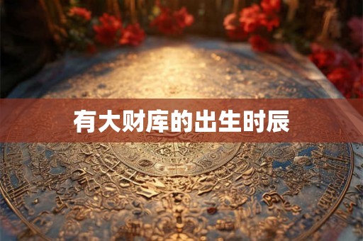 有大财库的出生时辰