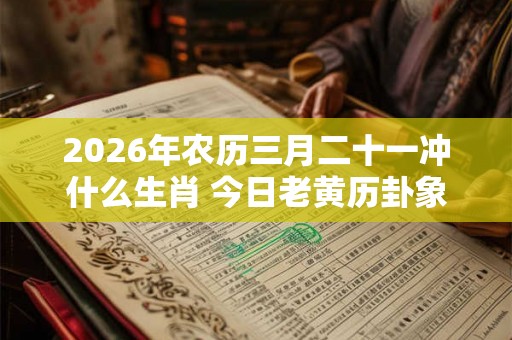 2026年农历三月二十一冲什么生肖 今日老黄历卦象
