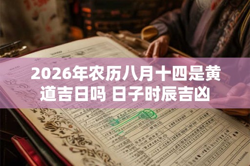 2026年农历八月十四是黄道吉日吗 日子时辰吉凶 2026年农历八月十四是黄道吉日吗 日子时辰吉凶