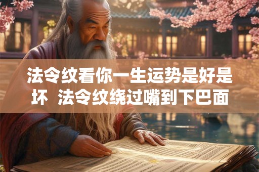 法令纹看你一生运势是好是坏 法令纹绕过嘴到下巴面相 法令纹看你一生运势是好是坏 法令纹绕过嘴到下巴面相