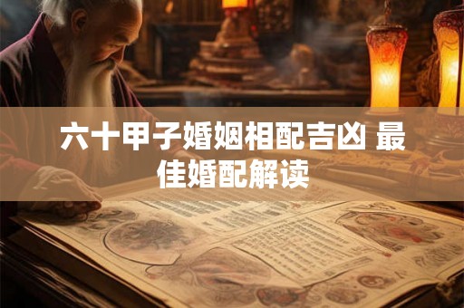 六十甲子婚姻相配吉凶 最佳婚配解读