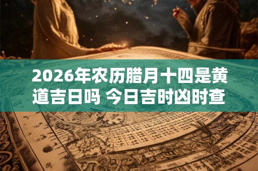 2026年农历腊月十四是黄道吉日吗 今日吉时凶时查询 2026年农历腊月十四是黄道吉日吗 今日吉时凶时查询