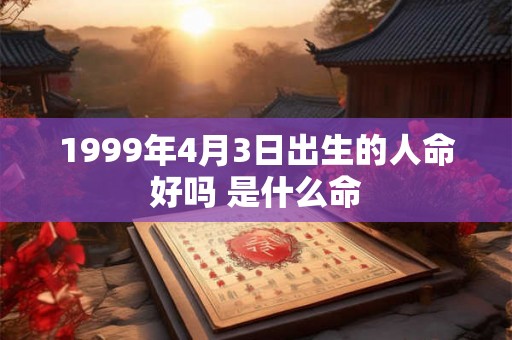 1999年4月3日出生的人命好吗 是什么命