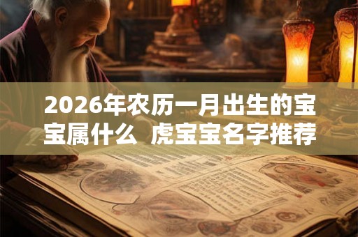 2026年农历一月出生的宝宝属什么  虎宝宝名字推荐