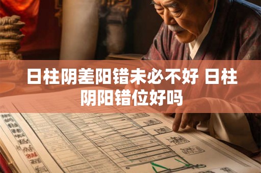 日柱阴差阳错未必不好 日柱阴阳错位好吗