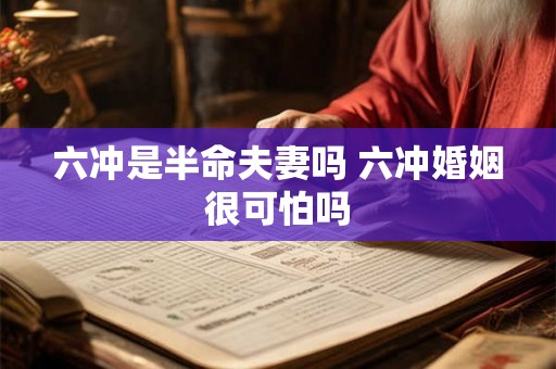 六冲是半命夫妻吗 六冲婚姻很可怕吗