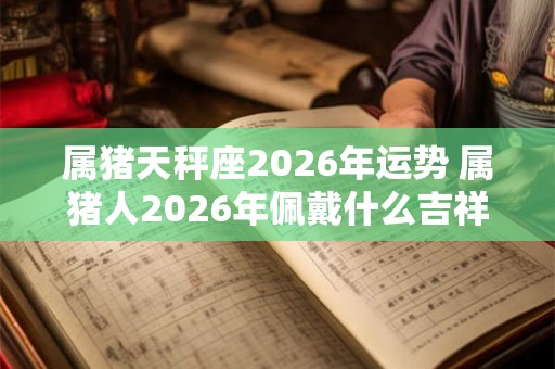 属猪天秤座2026年运势 属猪人2026年佩戴什么吉祥物
