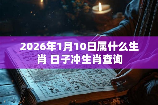 2026年1月10日属什么生肖 日子冲生肖查询 2026年1月10日属什么生肖 日子冲生肖查询