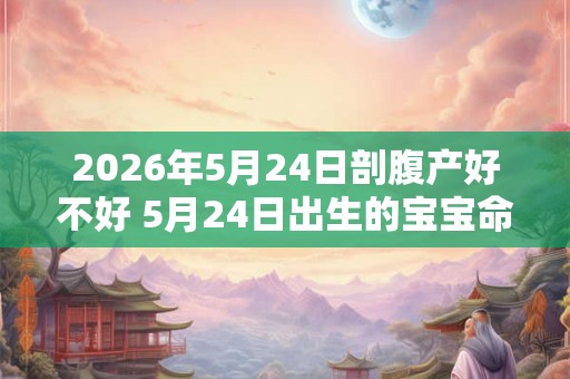 2026年5月24日剖腹产好不好 5月24日出生的宝宝命运怎么样