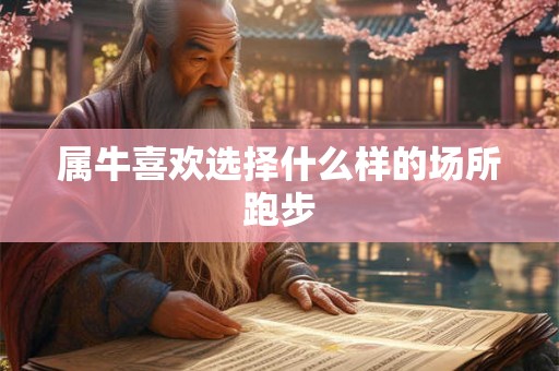 属牛喜欢选择什么样的场所跑步