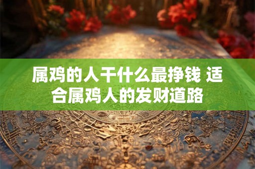 属鸡的人干什么最挣钱 适合属鸡人的发财道路 属鸡的人干什么最挣钱 适合属鸡人的发财道路