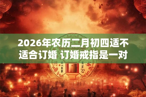 2026年农历二月初四适不适合订婚 订婚戒指是一对吗