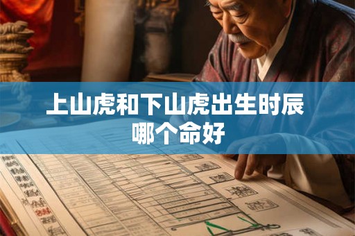 上山虎和下山虎出生时辰 哪个命好